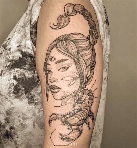 Scorpio Tattoo For Woman