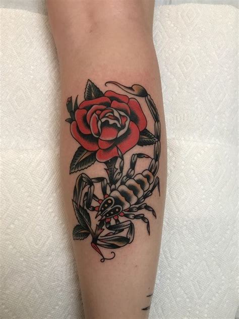 I've been wanting a traditional scorpion tattoo with roses