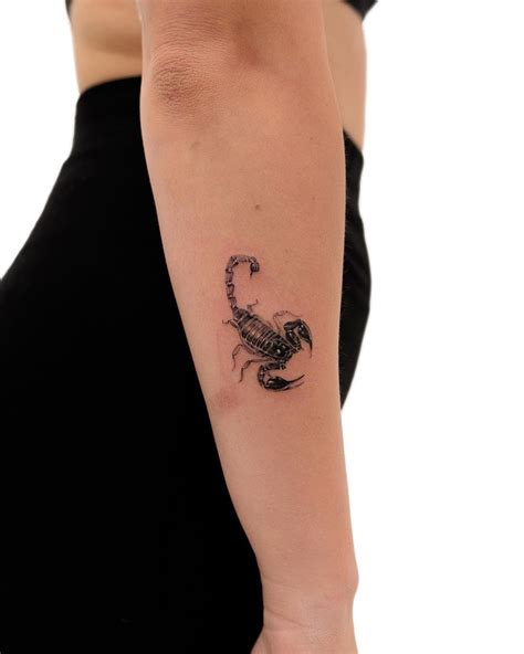 Scorpion Tattoo On Arm