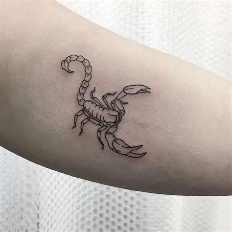 Scorpion Tattoo Simple