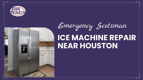 Scotsman Nugget Ice Machine Repair Cincinnati Emergency Services