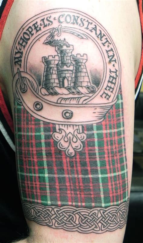 One of the prettier tartan tattoos I've seen Scottish