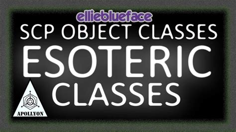 Scp Esoteric