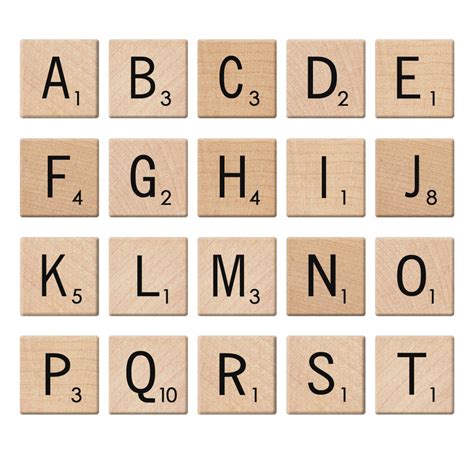 Scrabble Tiles Printable