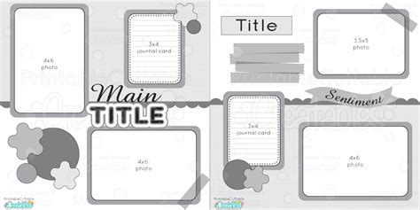 Scrapbook Layouts Templates