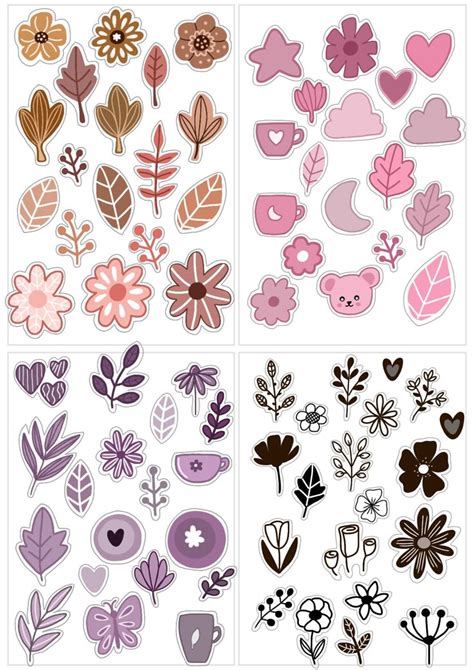 Scrapbook Stickers Printable