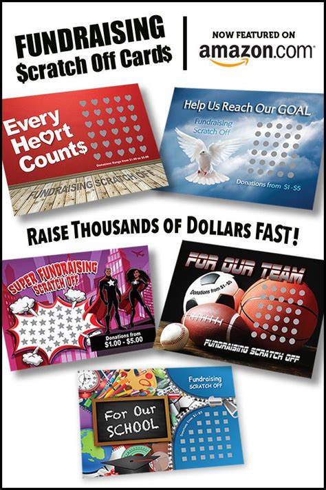 Scratch Off Fundraiser Templates