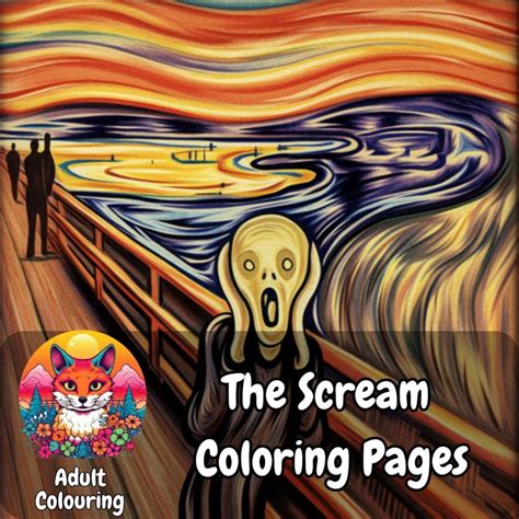Scream Color Page