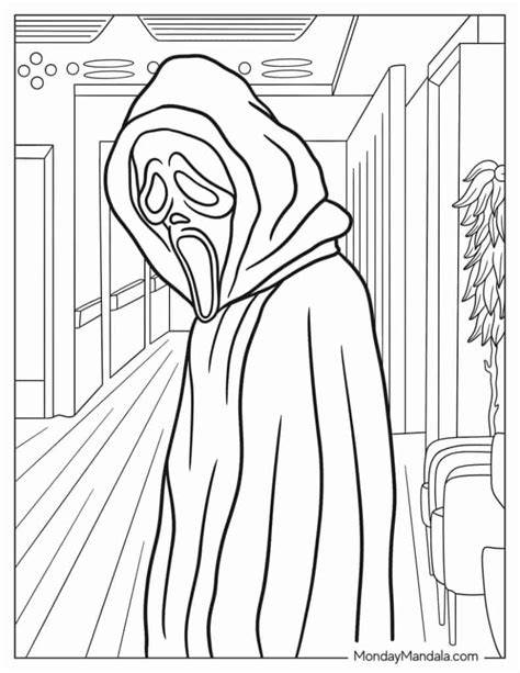 Scream Coloring Pages