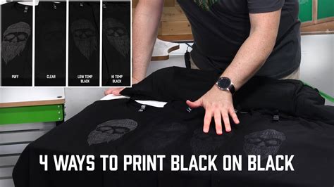 Screen Printing On Black Shirts