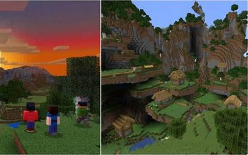 Screenshot Minecraft Mojang Versi Lama