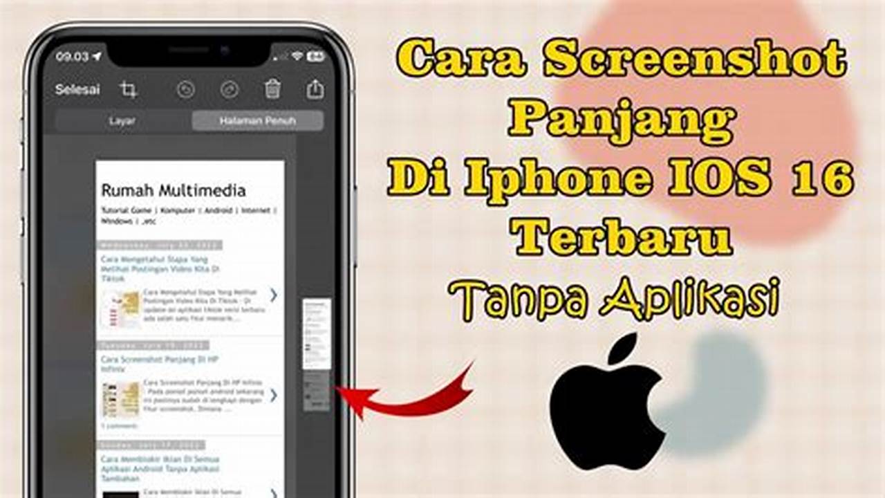 Screenshot Panjang, Cara