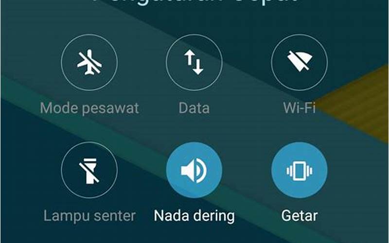 Screenshot: Pengaturan Pada Android