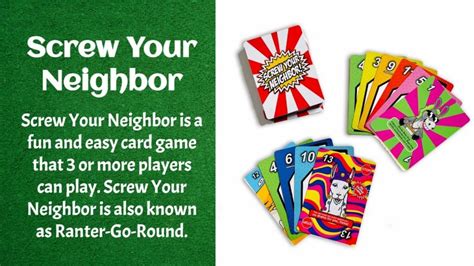 Challenge Your Friends and Beat Them in the Addictive Screw Your Neighbor Card Game!
