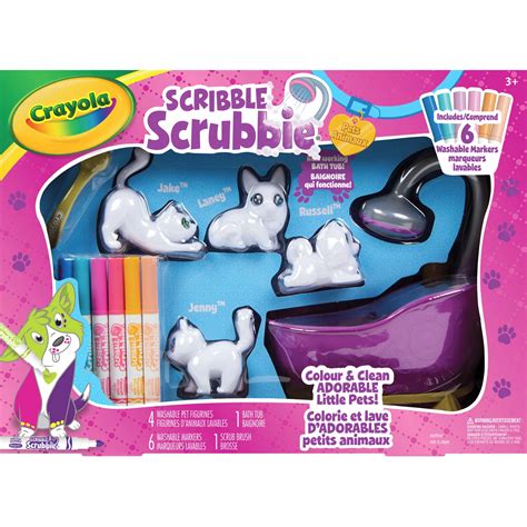 Scribble Scrubbie Pets: Washable Fun