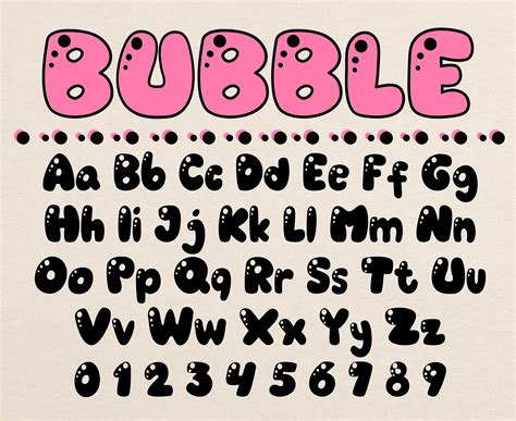 Script Bubble Fonts