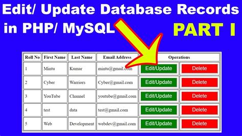 Script Php Update Database Mysql | Mentah  