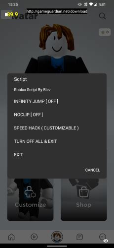 Script Roblox Game Guardian - LUA scripts - GameGuardian