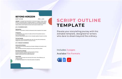 Script Template For Word