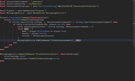 Scripting an Announcement Gui - DevForum | Roblox