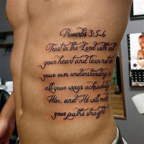 50 Bible Verse Tattoos For Men Scripture Design Ideas