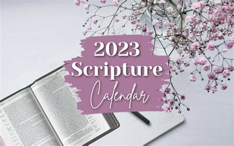 Legacy Wall Calendar 2023 Bee Still (Scripture) Nextra Dianella