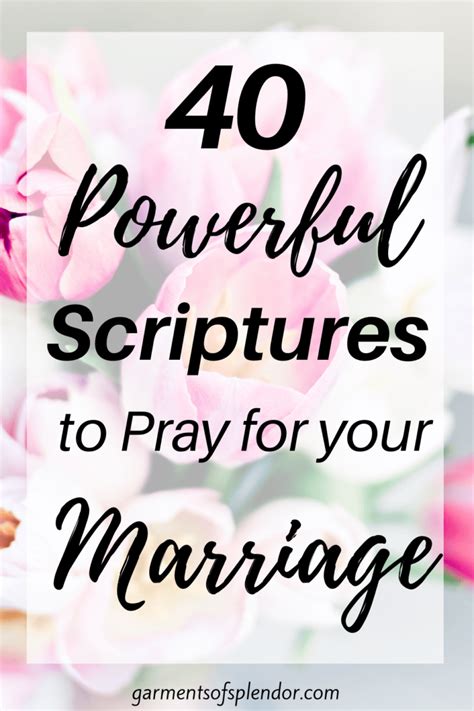 Powerful Scriptures to Strengthen Your Marriage: Pray Your Way to a Blissful Union!