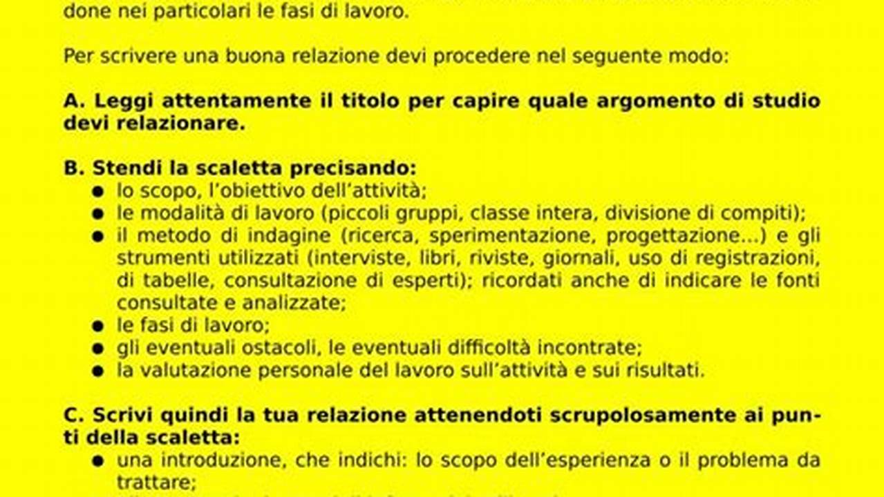 Come Scrivere una Relazione Efficace: Consigli, Schemi e Tecniche