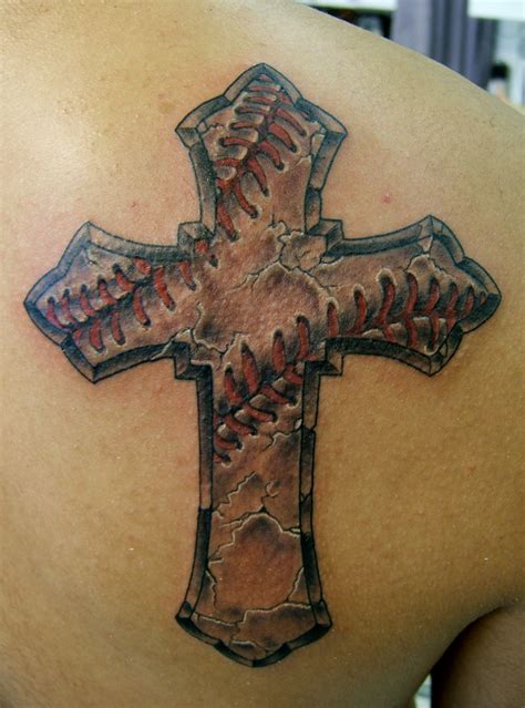 Cool cross scroll I tattooed. Tattoos for Brandon
