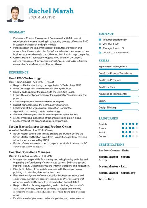 Scrum Master Resume