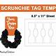 Scrunchie Tag Template Free