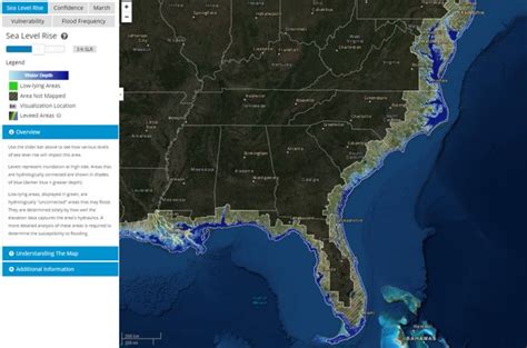 Sea Level Rise Interactive Map