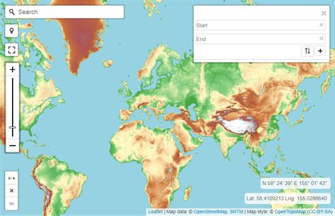 Sea Level Elevation Map By Address