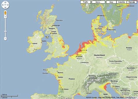 Sea Level Rise Map Denmark