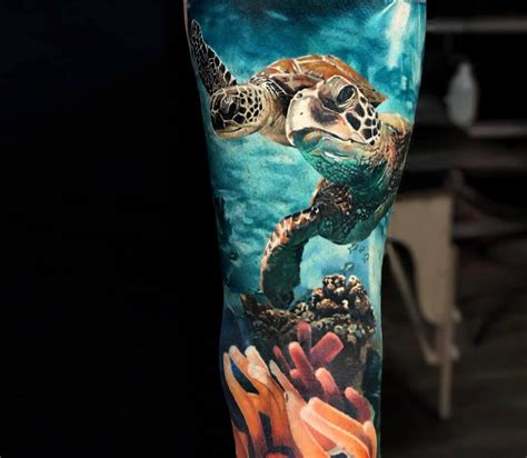 Amazing Sea life Tattoo Sea life tattoos, Life tattoos