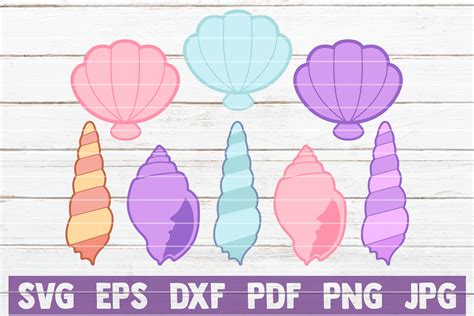 Download Sea Shells Bundle | Cut Files For Crafts