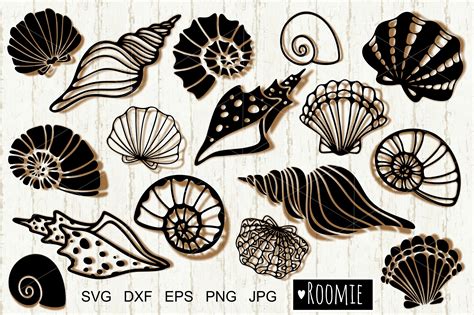 Download Sea Shells Bundle | Cut Files For Silhouette