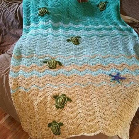 Sea Turtle Blanket Crochet
