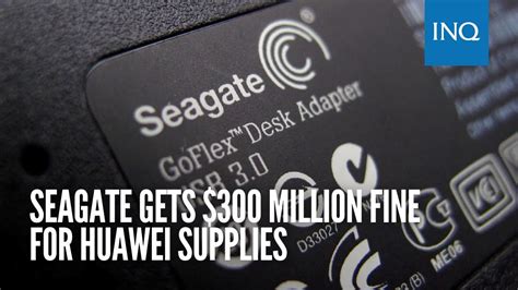 Seagate fine