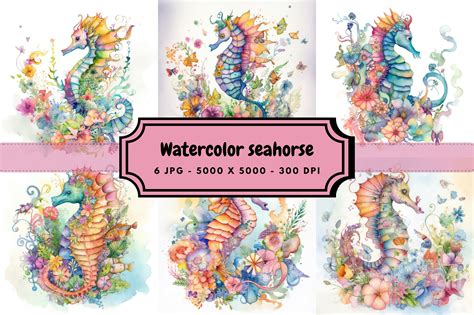 Download Seahorse Bundle For Crafts