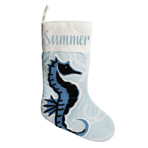 Seahorse Christmas Stocking
