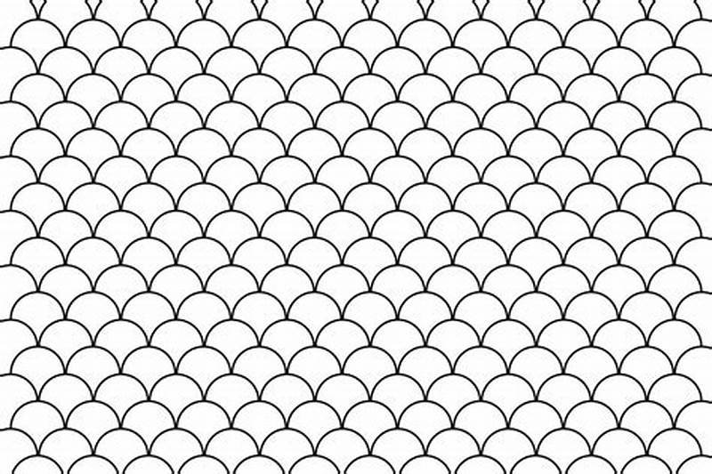 Seamless Fish Scale Pattern