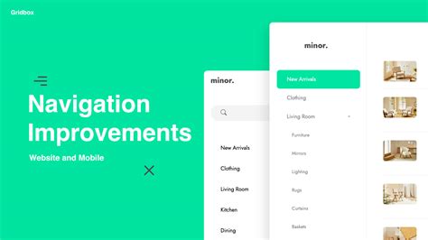 Search and navigation improvements