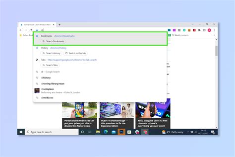 Search from the Address Bar With Custom Shortcuts