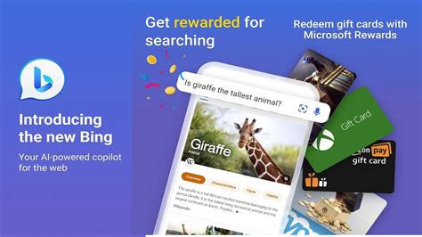 Search on Bing and mobile via the Bing app or the web with Edge!