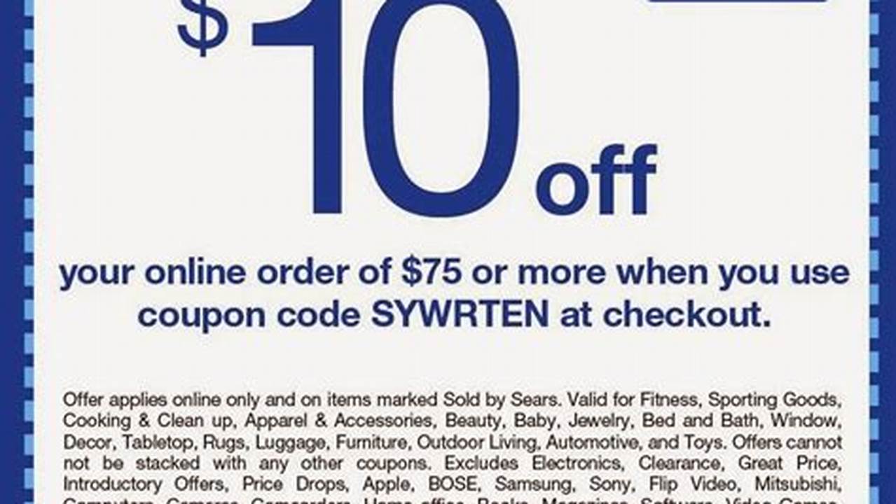 Sears Coupon Code 2025