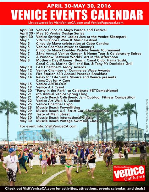 Seaside Florida Events Calendar