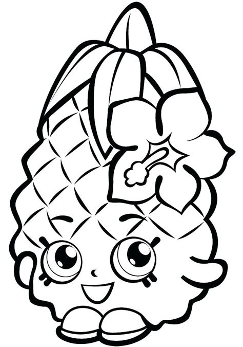Season 3 Shopkins Coloring Pages