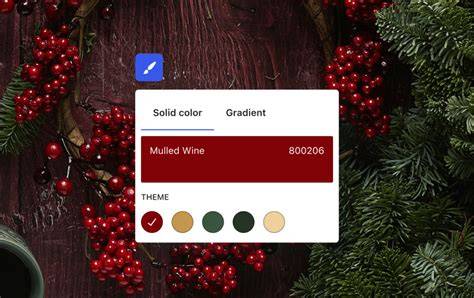 Seasonal website themes