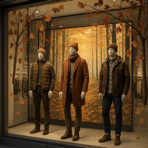 Seasonal window displays